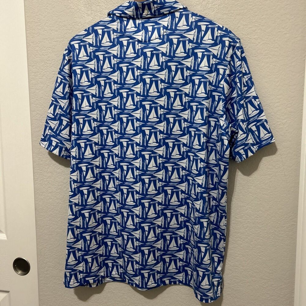 Daniel Cremieux Performance Medium Blue Short Sle… - image 7